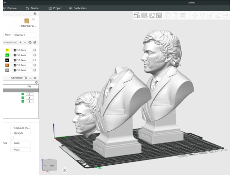 Javier Milei bust printable and renderable 3D Print Model
