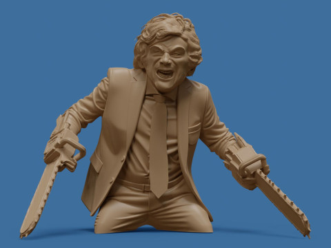 Piła łańcuchowa Javier do wydrukowania i renderowania Model do druku 3D