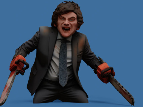 Piła łańcuchowa Javier do wydrukowania i renderowania Model do druku 3D