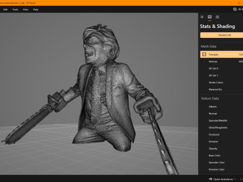 Piła łańcuchowa Javier do wydrukowania i renderowania Model do druku 3D