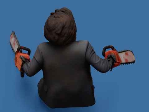 Piła łańcuchowa Javier do wydrukowania i renderowania Model do druku 3D