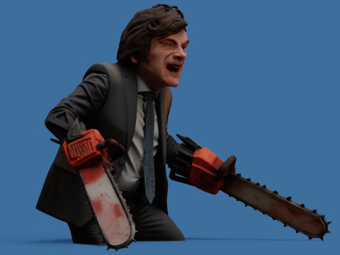 Piła łańcuchowa Javier do wydrukowania i renderowania Model do druku 3D