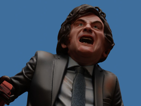 Piła łańcuchowa Javier do wydrukowania i renderowania Model do druku 3D