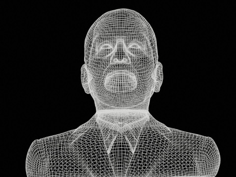 Бюст Хуана Домінго Перона високої якості, який можна відобразити PBR 3D Модель