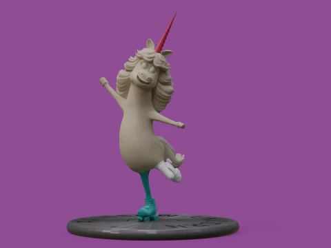 Rainbow Unicorn from Inside Out Printable 3D Print Model