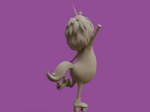 Rainbow Unicorn from Inside Out Printable 3D Print Model