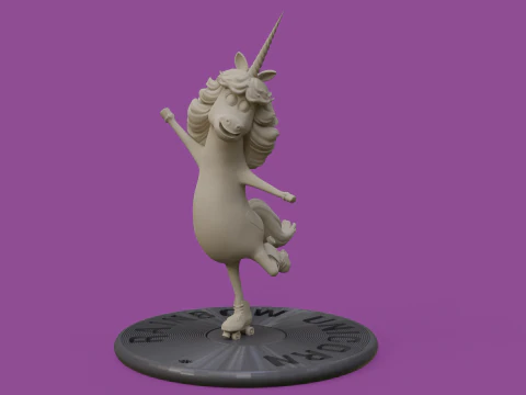 Rainbow Unicorn from Inside Out Printable 3D Print Model