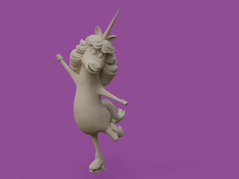 Rainbow Unicorn from Inside Out Printable 3D Print Model
