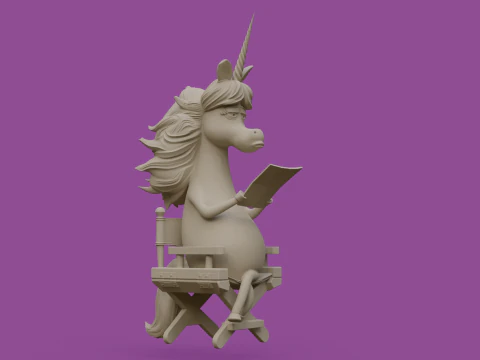 Rainbow Unicorn from Inside Out Printable 3D Print Model