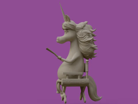Rainbow Unicorn from Inside Out Printable 3D Print Model