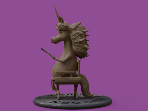 Rainbow Unicorn from Inside Out Printable 3D Print Model