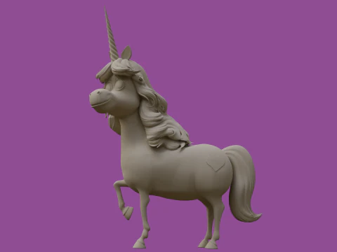Rainbow Unicorn from Inside Out Printable 3D Print Model