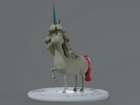 Rainbow Unicorn from Inside Out Printable 3D Print Model