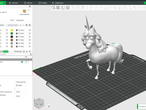 Rainbow Unicorn from Inside Out Printable 3D Print Model
