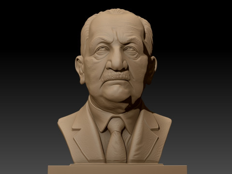 Martin Heidegger printable bust 3D Print Model