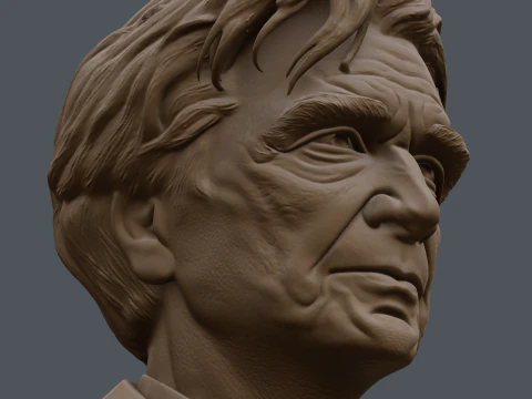 Emil Cioran printable bust 3D Print Model