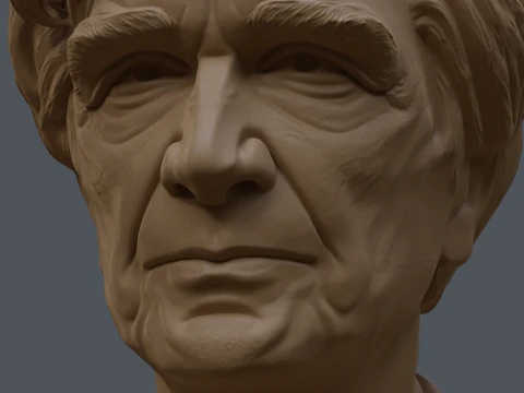 Emil Cioran printable bust 3D Print Model