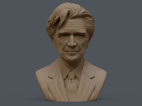 Emil Cioran printable bust 3D Print Model