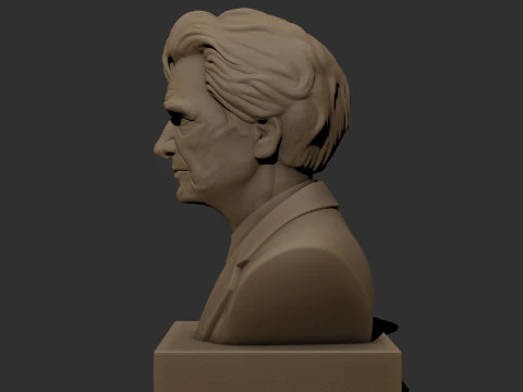 Emil Cioran printable bust 3D Print Model