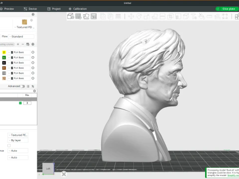 Emil Cioran printable bust 3D Print Model