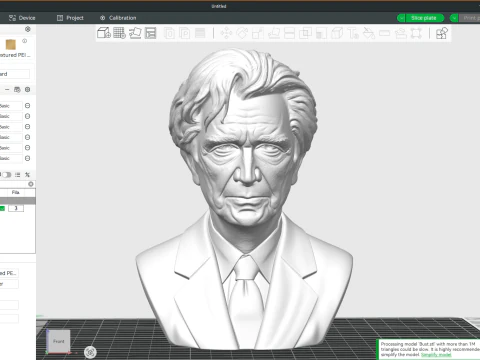 Emil Cioran printable bust 3D Print Model