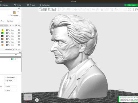 Emil Cioran printable bust 3D Print Model