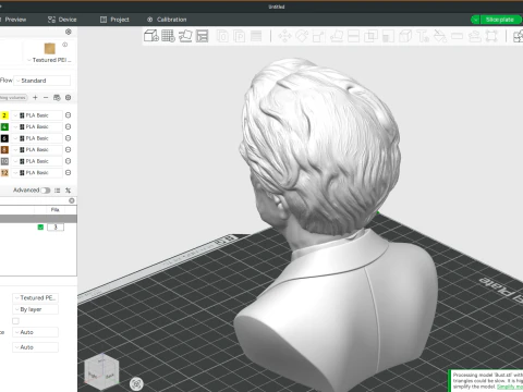 Emil Cioran printable bust 3D Print Model