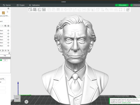 BERTRAND RUSSELL printable bust 3D Print Model