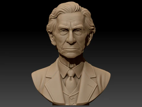 BERTRAND RUSSELL printable bust 3D Print Model