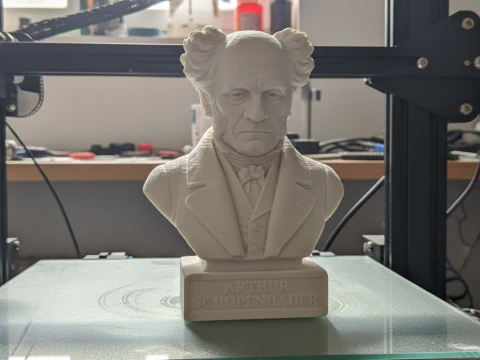 Arthur Schopenhauer printable bust 3D Print Model