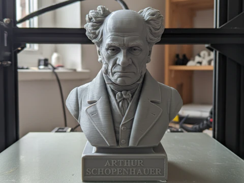 Arthur Schopenhauer printable bust 3D Print Model