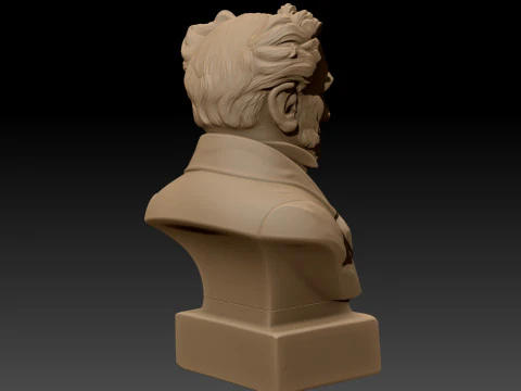 Arthur Schopenhauer printable bust 3D Print Model