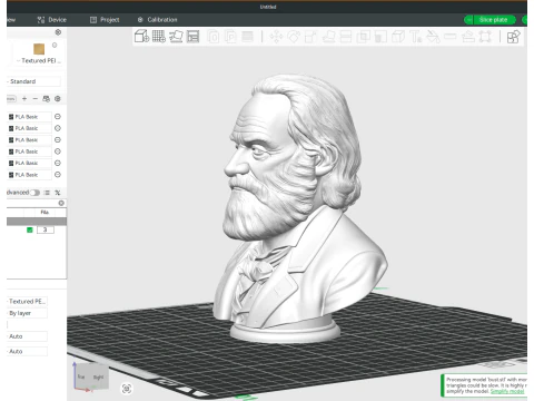 Walt Whitman printable bust 3D Print Model