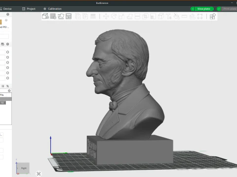 Ralph Waldo Emerson printable bust 3D Print Model
