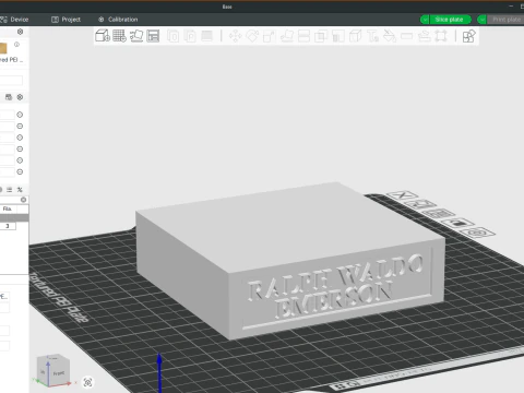 Ralph Waldo Emerson printable bust 3D Print Model