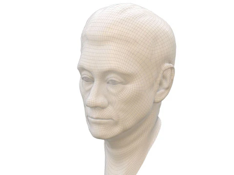 Takeshi Kitano renderable bust 3D Model