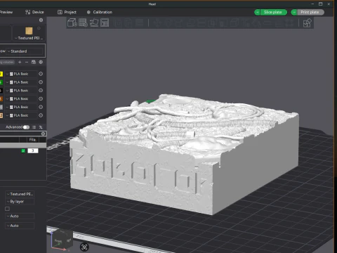 ROBOCOP Melting Man Printable and Renderable 3D Print Model