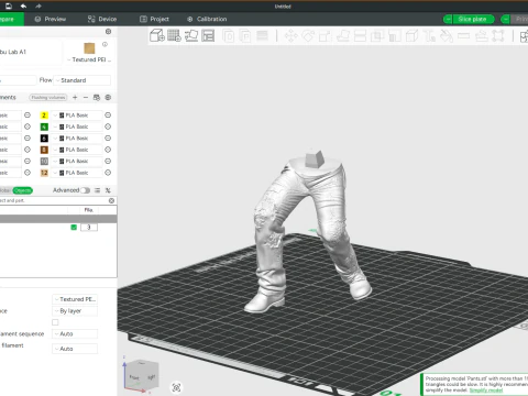 ROBOCOP Melting Man Printable and Renderable 3D Print Model