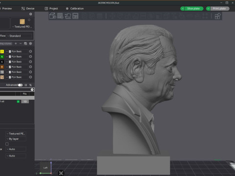 JACK NICHOLSON afdrukbare buste 3D printmodel