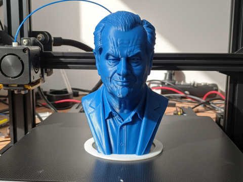 JACK NICHOLSON afdrukbare buste 3D printmodel