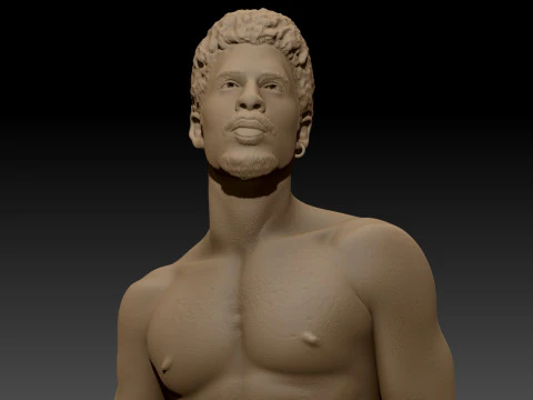 BAD BUNNY bust and keychain printable 3D Print Model
