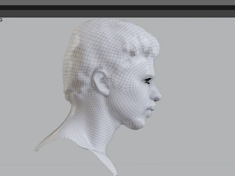 BAD BUNNY renderable PBR bust 3D Model