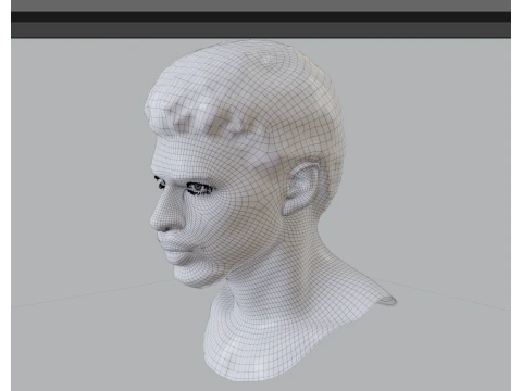 BAD BUNNY renderable PBR bust 3D Model