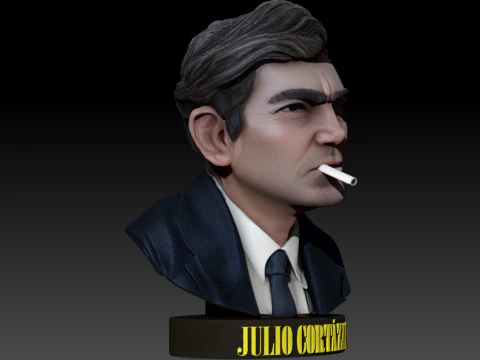 JULIO CORTAZAR Printable bust 3D Print Model