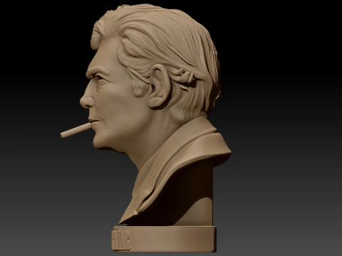 JULIO CORTAZAR Printable bust 3D Print Model