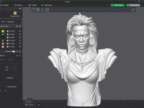 Tina Turner as Aunty Entity Printable 3D Print Model