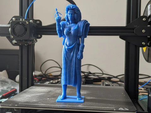 Tina Turner as Aunty Entity Printable 3D Print Model