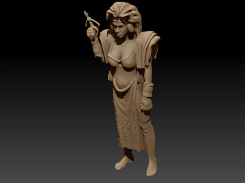 Tina Turner as Aunty Entity Printable 3D Print Model