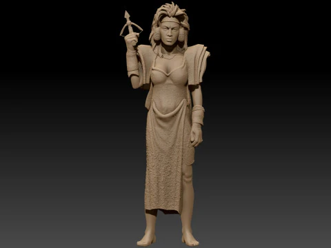 Tina Turner as Aunty Entity Printable 3D Print Model
