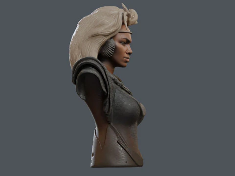 Tina Turner as Aunty Entity Printable 3D Print Model